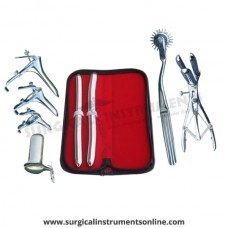Hegar uterine dilator set,15-16,17-18, pinwheel, mathieu, grave 3pcs, collin large